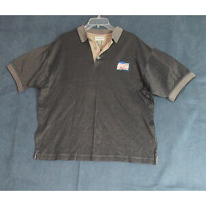Vintage NCAA Basketball Final Four Polo Shirt Mens XL Brown 2002 Atlanta Sports